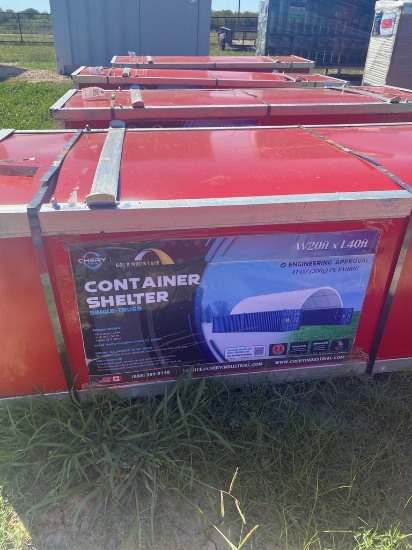 20x40 Gold Mountain container canopy