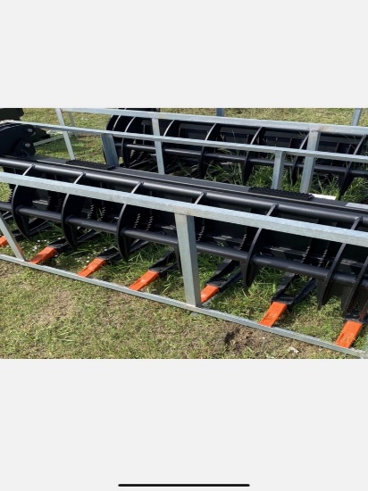 Heavy Duty Skid Steer root Grapple