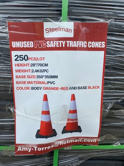 250 Traffic Cones
