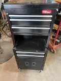 1 black Metal tool Box