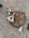 Jack Stands & metal wheel
