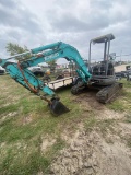 Kobeleo 35 SR, Excavator unknown hours, runs