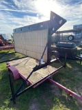 Advertisement Sign on Trailer box of letters & numbers