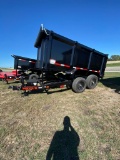 2023 Maxx D D7X 12' dump Trailer 4' sides,tarp,tandem 5200 lb Axles with brakes , ramps