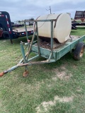 Trailer with tank