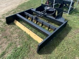 Quick attach 2 row Grinder with Hydraulic Rippers