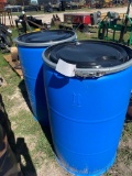 2 Plastic Barrels