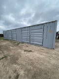 New 1 Way 40ft. Shipping Container with 2 side Doors