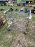 Metal Cart on wheels
