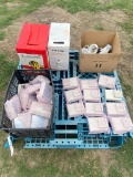 Pallet of Digital wall safes,Cat 5 wire,light fixtures