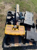 Pallet of Ryobi Saw,tool boxes with content