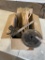 box of saw blades,tools,misc