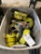 Tote of 12 Ratchets & straps