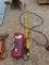 Portable 7 gallon air tank and opwer washing wand