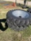 Two tractor rims with titan 5.5-20R1 Tires