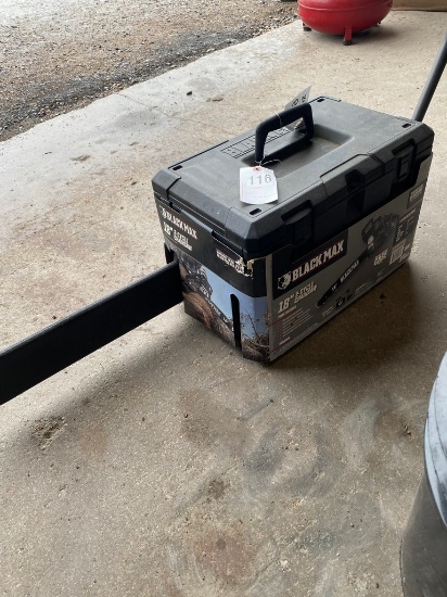 Black max 18" 2 cycle chainsaw