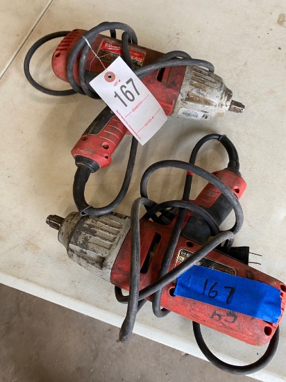 2 Milwaukee 1/2" Impacts