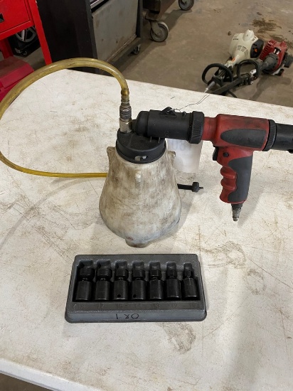 Snap on Vaccum gun, Snap on 10mm,18mm Swivel sockets