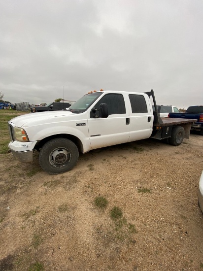 2000 Ford F350 Crew Cab Diesel 7.3 diesel needs injector runs & drives clean title