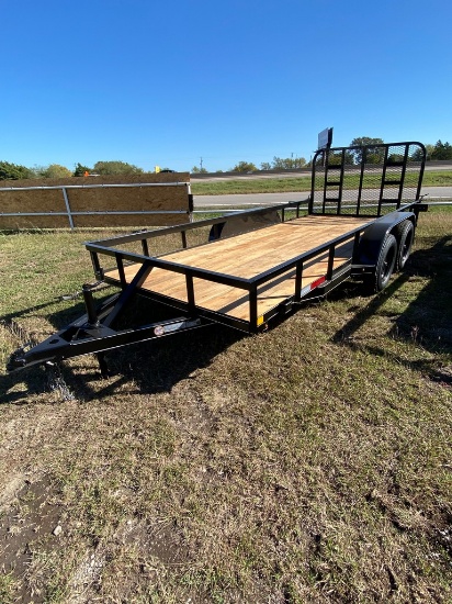 New 2024 77x16 with Heavy Duty Gate