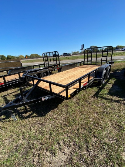 New 2024 77x16 with Heavy Duty Gate