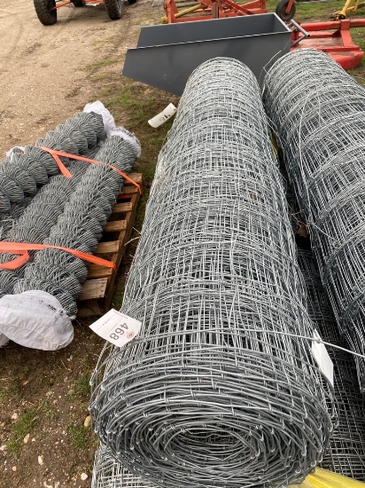 330' of 6 1/2 Hinge joint fencing 1 roll per lot