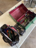 Tool Box with content , tool bag with content