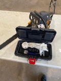 Poulan Chain Saw with tool box, content