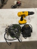 Dewalt 18V Drill Battery,charger,Hitachi jig saw,tote with rope