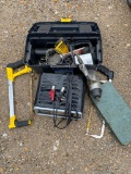 Battery charger,air impact,toolbox with content