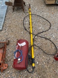 Portable 7 gallon air tank and opwer washing wand