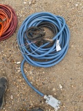 Welding leads and circuit box with cart