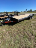 New Maxx D 20ft. Equipment Hauler D-rings,slide out ramps,7K axles,tool box,2 5/16 Ball,drive over f
