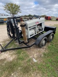 Lincoln Gas Welder, Leads,bottles,runs but will not weld