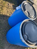 2 Plastic Barrels