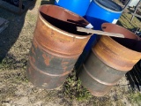 2 Plastic Barrels