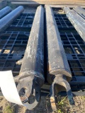 Two hydraulic cylinders