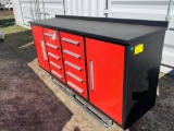 Suihe 12 Drawer Red tool Box with keys