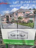 New 14' Bi Parting Entry Gate