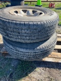 2-245/75R16 Ford 8lug wheels & tires