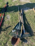 Bundle of yard tools