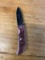 Elk Ridge Pocket knife Purple
