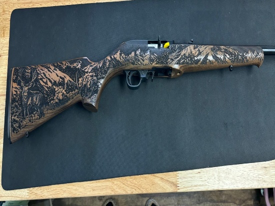 New ruger 10/22 Fully Engraved 22LR