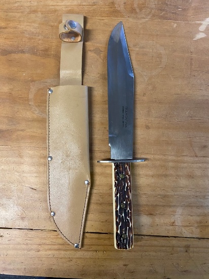 Tramontina Carbon Steel Brasil custom knife comes with case