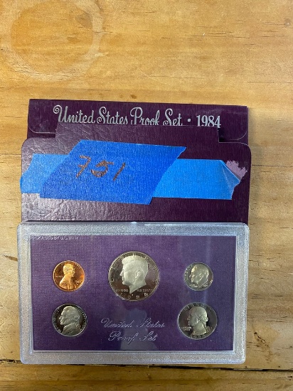 United States proof set 1984 Coins
