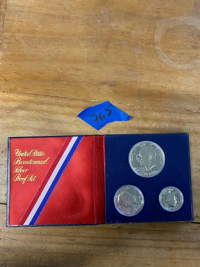 United State Bicentennial Silver proof set 1776-1976 Coins