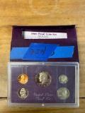 United States Proof set 1986 coins