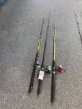 3 fishing Poles