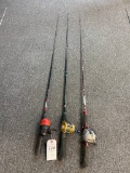 3 fishing Poles