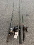 3 fishing Poles